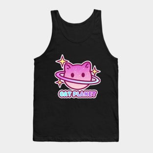 Cat planet Tank Top